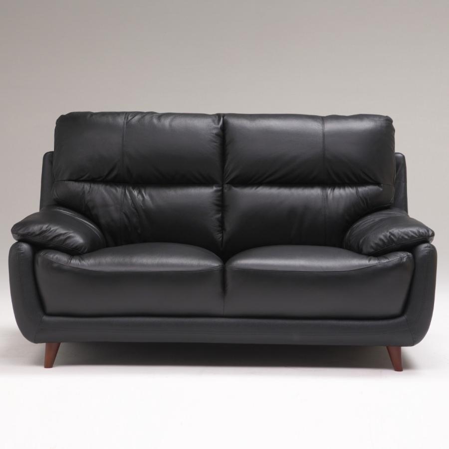 ソファ 二人掛け 幅160cm レッティ 本革 （ 開梱設置 ソファー ロー