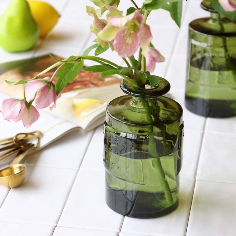 花瓶 VALENCIA リサイクルガラス フラワーベース SIETE （ 花びん