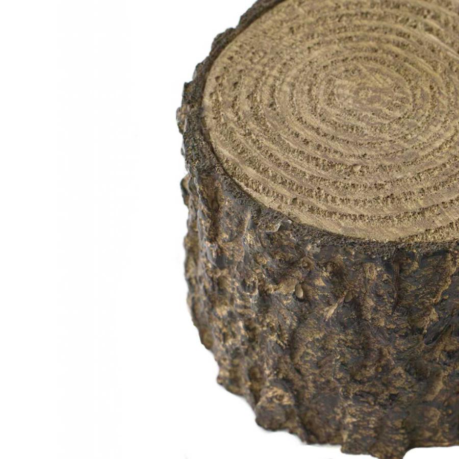 オーナメント レジン切り株オブジェ Sサイズ （ オブジェ 切り株 花台