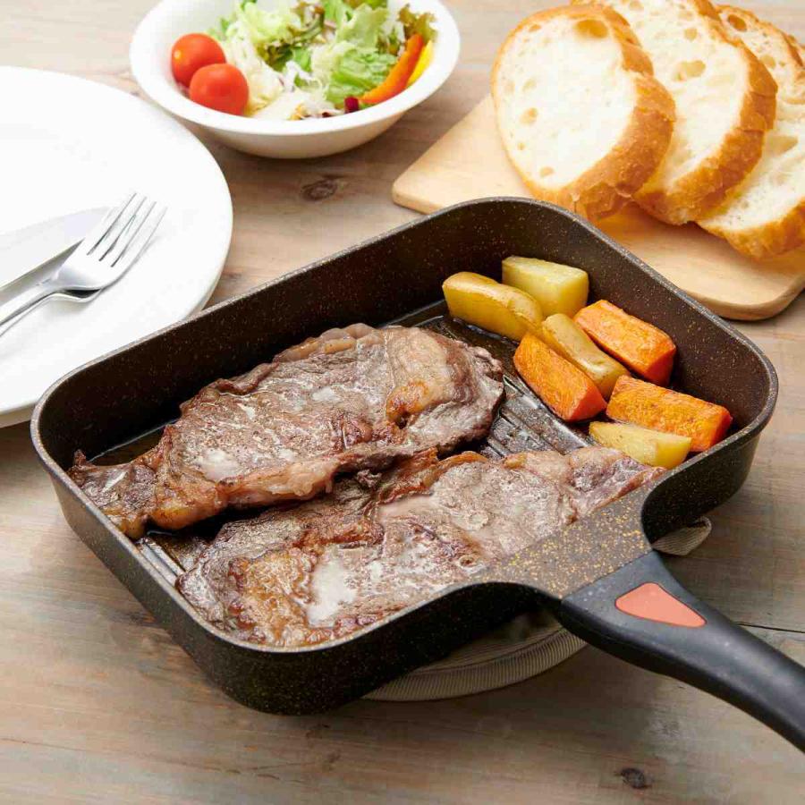 アイメディア 魚焼き フライパン IH対応 IHゴールドマーブル魚