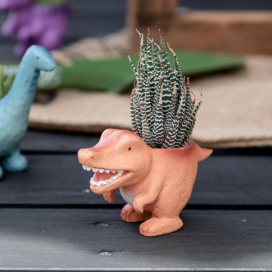 プランター 恐竜シリーズ ティラノサウルス （ 植木鉢 プラントポット