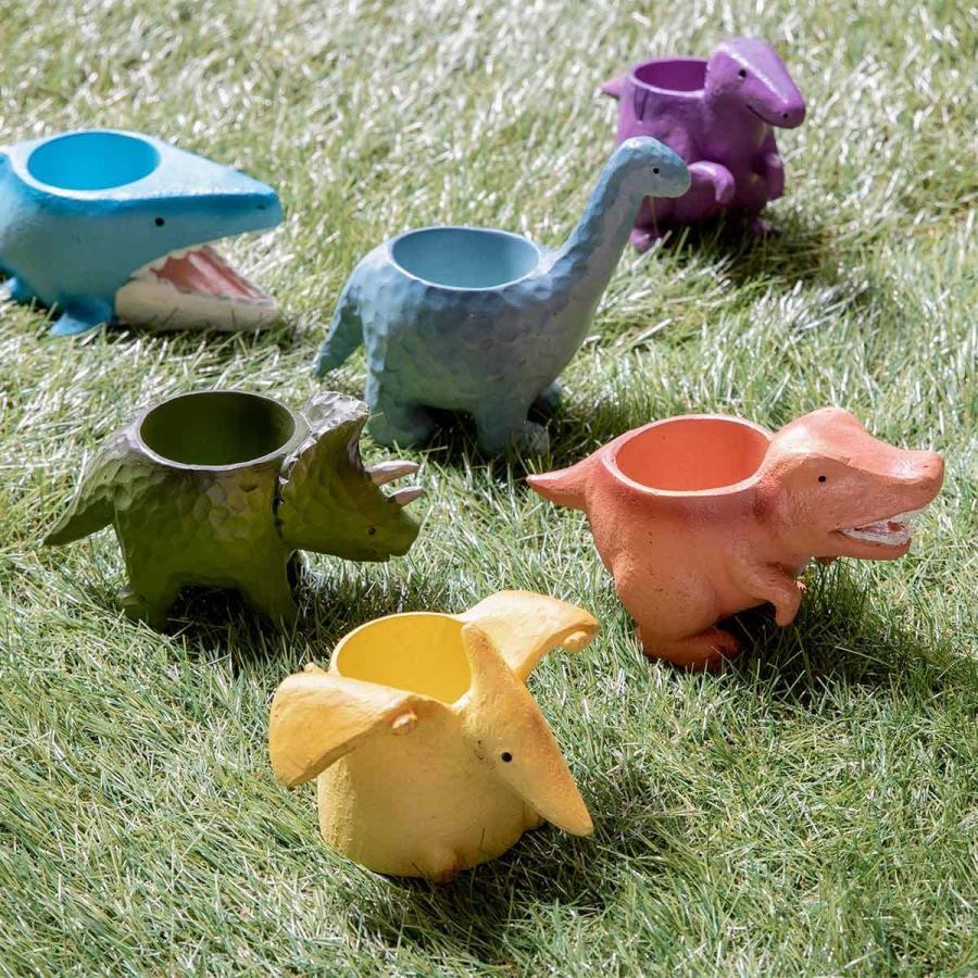 プランター 恐竜シリーズ ラプトル （ 植木鉢 プラントポット 植物用