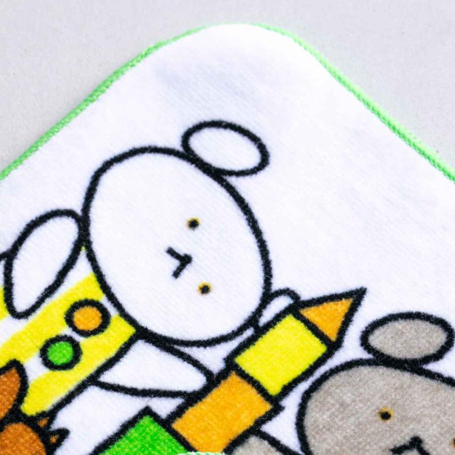 ミニタオル こぐまちゃん 15×15cm つみき （ ハンドタオル 手拭き 絵本