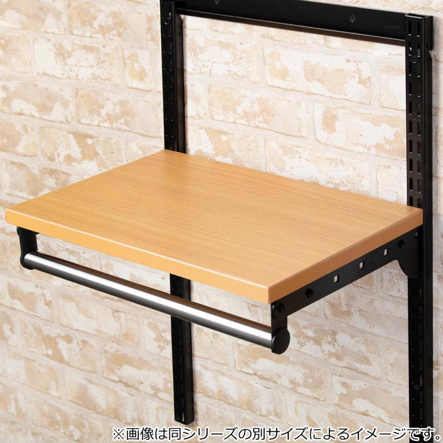 壁面収納 棚 パイプ付 TPセット 幅75cm×奥行40cm フィットラック （ パイプ付き 棚板 ハンガーラック DIY 収納 吊り下げ収納 クローゼット 可動棚 ）｜livingut｜10