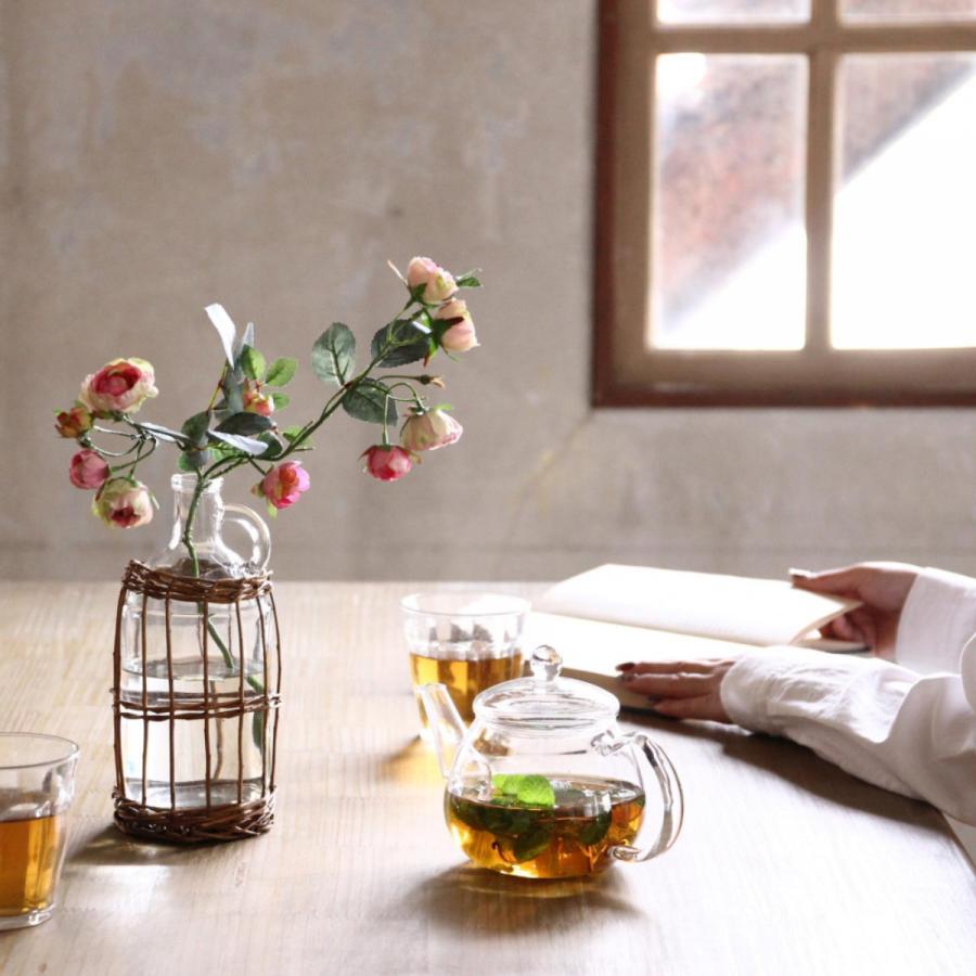 SPICE of Life 花瓶 FONTAINE かご編み ガラスフラワーベース SPICE of Life 花瓶 FONTAINE かご編み ガラスフラワーベース