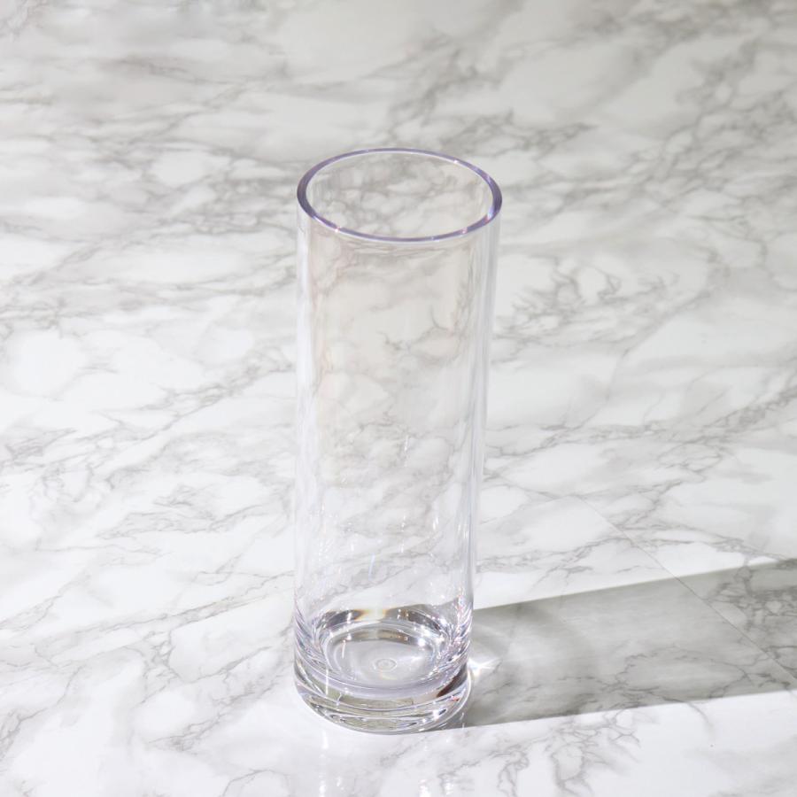 花瓶 割れないガラス PVシリンダー 直径15×高さ35cm （ 花びん 花器