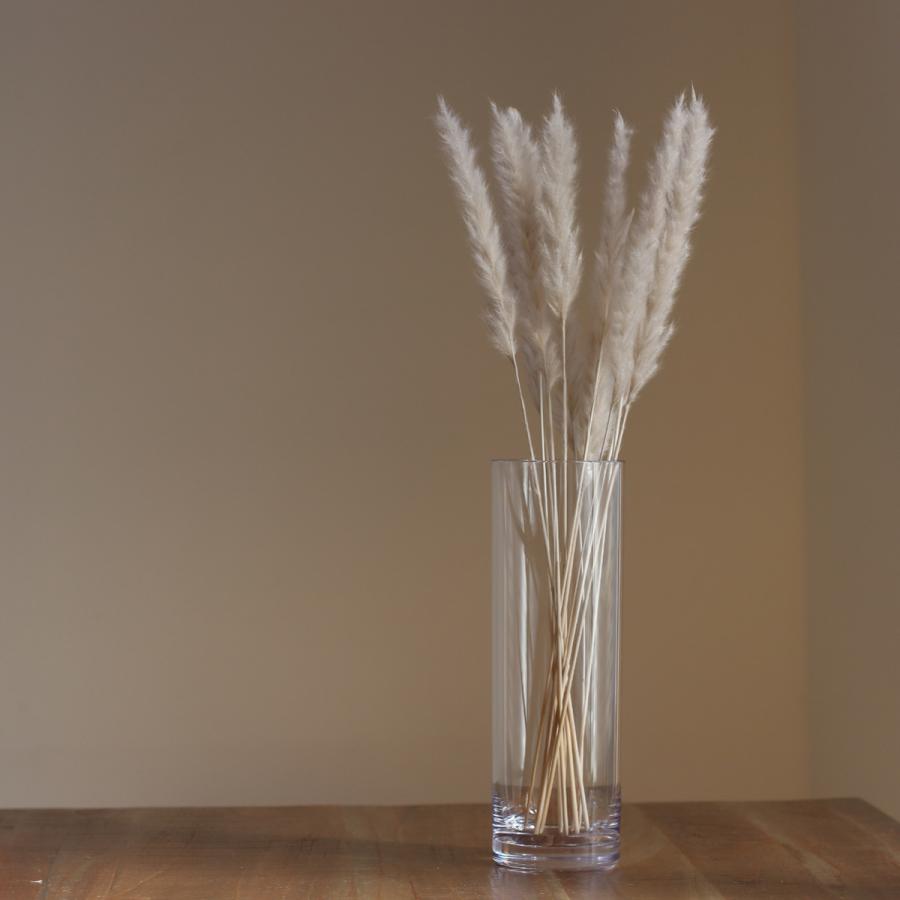 花瓶 割れないガラス PVシリンダー 直径15×高さ35cm （ 花びん 花器