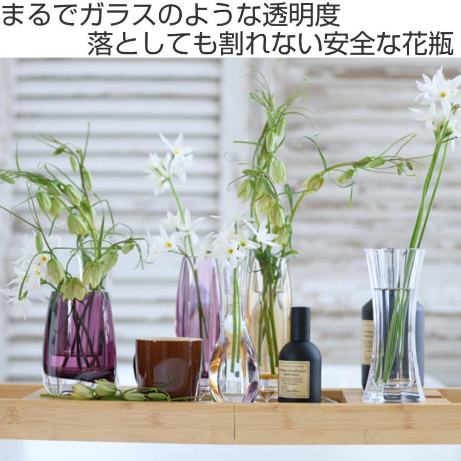 花瓶 割れないガラス PVストレートオクタゴン （ 花びん 花器 フラワーベース 八角形 透明 割れない ）｜livingut｜02