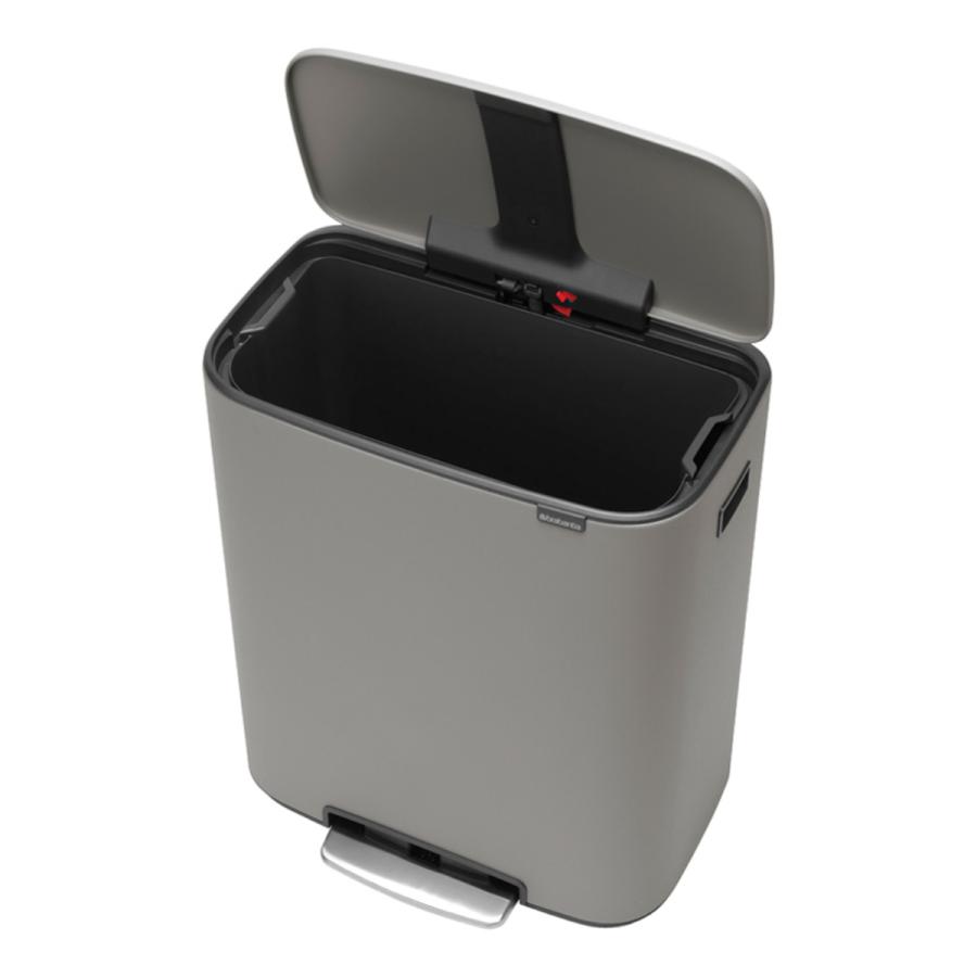 brabantia（ブラバンシア） ゴミ箱 60L Bo Pedal Bin グレー （ ごみ箱