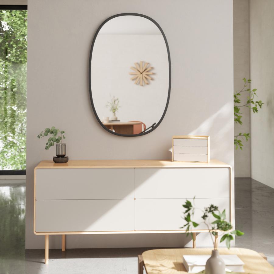 umbra ハブ ミラー オーバル 61×91cm ( アンブラ 鏡 壁掛け umbra ハブ ミラー オーバル 61×91cm ( アンブラ 鏡 壁掛け