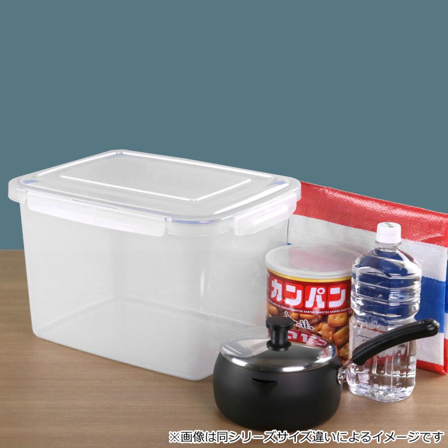 保存容器 8L SLジャンボケース 抗菌 （ 密閉 4面ロック プラスチック