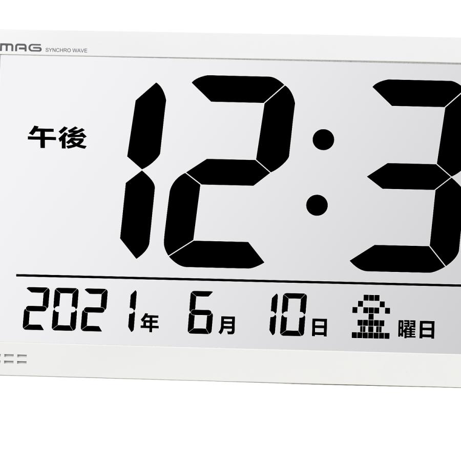 ノア精密 掛時計 グランタイム 電波 デジタル 大型 ( 時計 電波 ノア精密 掛時計 グランタイム 電波 デジタル 大型 ( 時計 電波