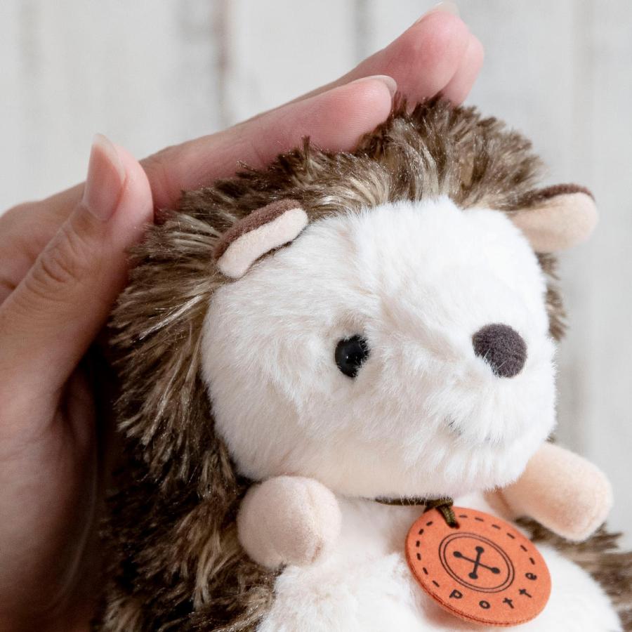 ぬいぐるみ potte ハリネズミ （ ヌイグルミ はりねずみ 動物 雑貨