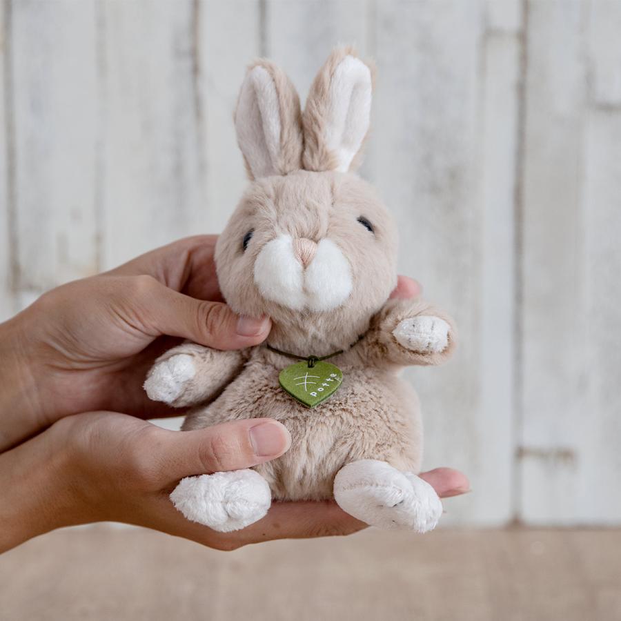 ぬいぐるみ potte うさぎ （ ヌイグルミ ウサギ 動物 雑貨