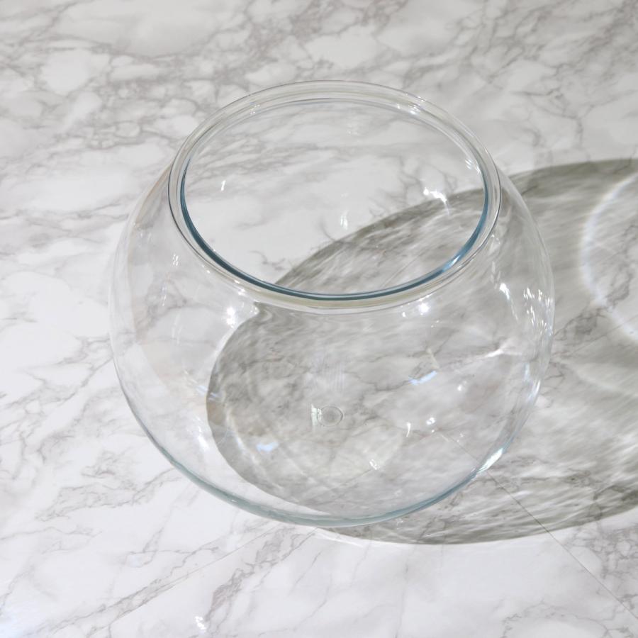 花瓶 割れないガラス PV球形 直径34.5×高さ26.5cm （ 花びん 花器