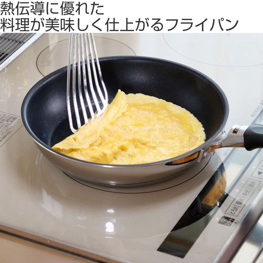 ウルシヤマ金属工業 フライパン 24cm IH対応 クワトロプラス 日本製  