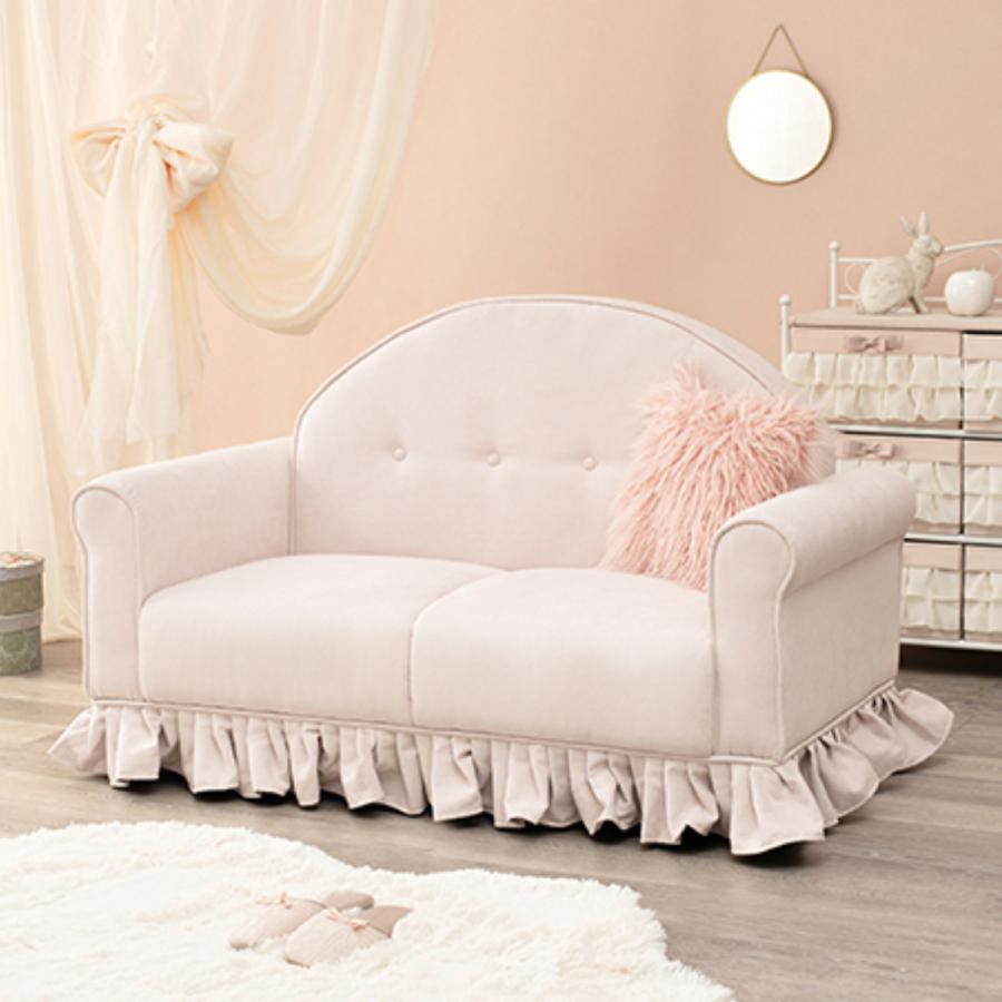 ソファ 二人掛け 幅126cm フリル 姫系 ソファー 2人用 肘付き コンパクト ファブリック リビングート ヤフー店 通販 Yahoo ショッピング