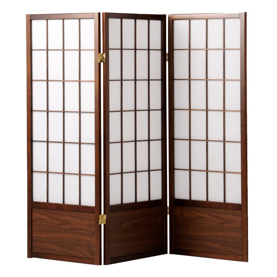 衝立 和風衝立 あずきM 3連 高さ120cm （ 間仕切り 目隠し