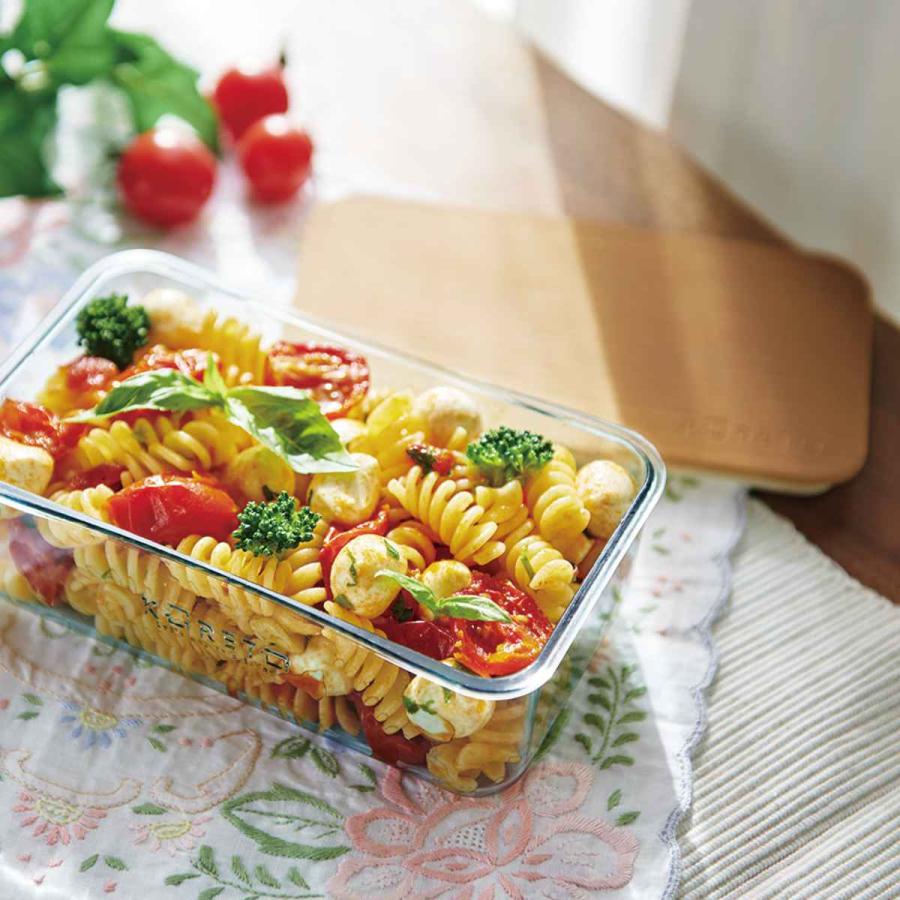 コレトランチボックス専用フタ 木風 （ KORETO 専用 対応 食洗機対応 蓋 ふた フタ 角型 木目 ） : 405170 : リビン ...