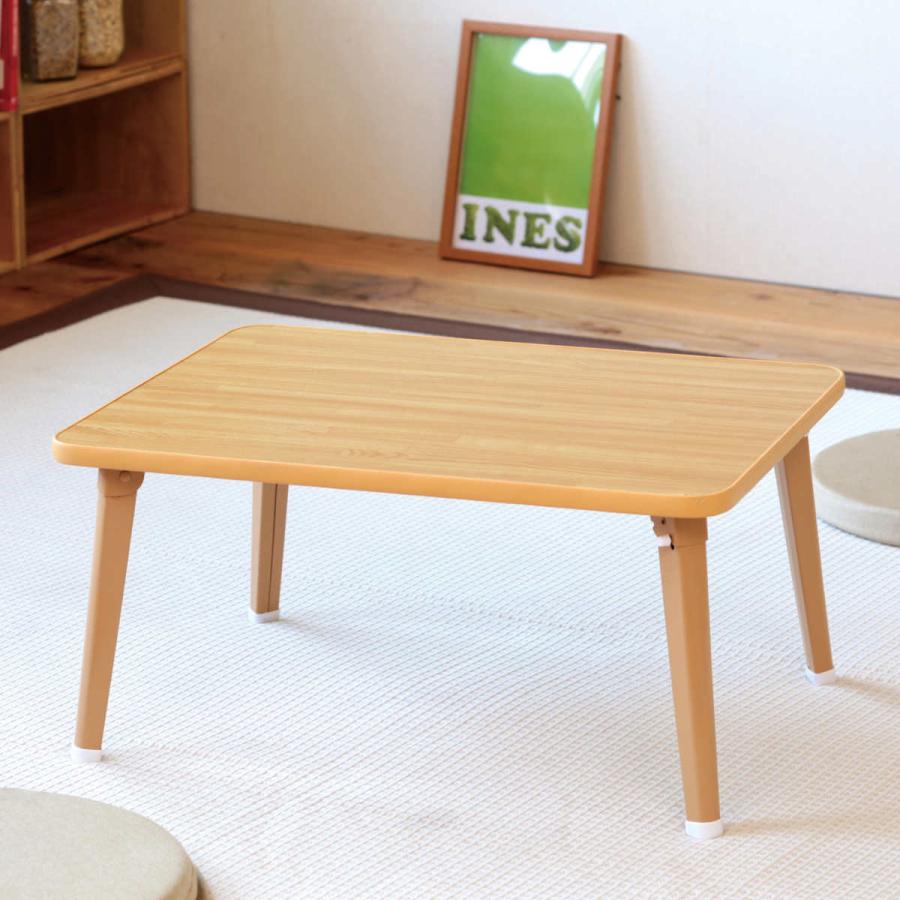 永井興産 折りたたみテーブル 幅60cm 木目調 （ ミニテーブル