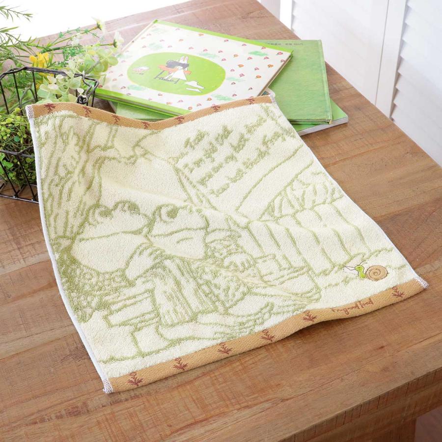 ハンドタオル がまくんとかえるくん ふたりはともだち 34×35cm ハンドタオル がまくんとかえるくん ふたりはともだち 34×35cm