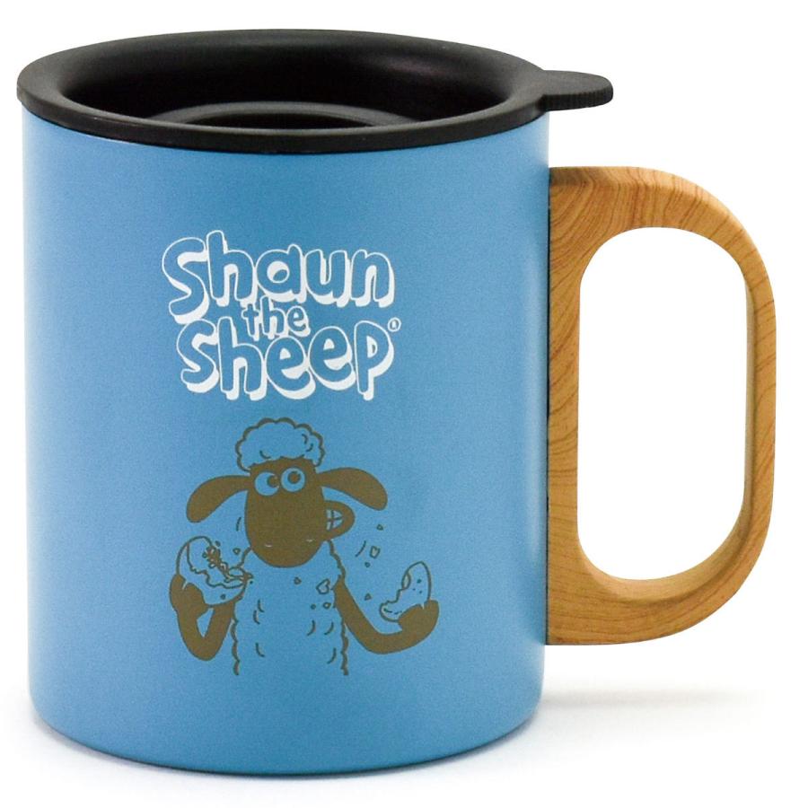 ニッポン放送ステンレスマグカップ マグカップ フタ付き 350ml ひつじのショーン ステンレス