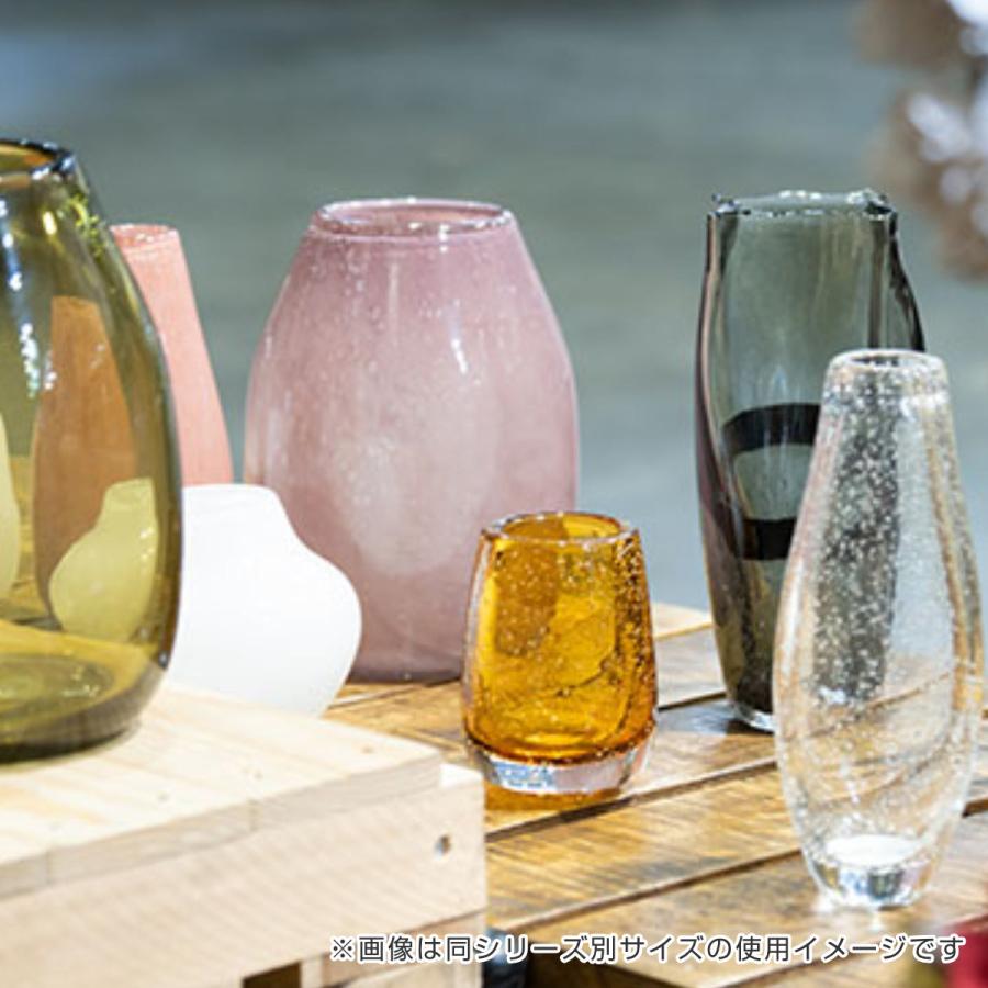 花瓶 DGボトルベース 直径15×高さ22cm クリアー ガラス （ おしゃれ
