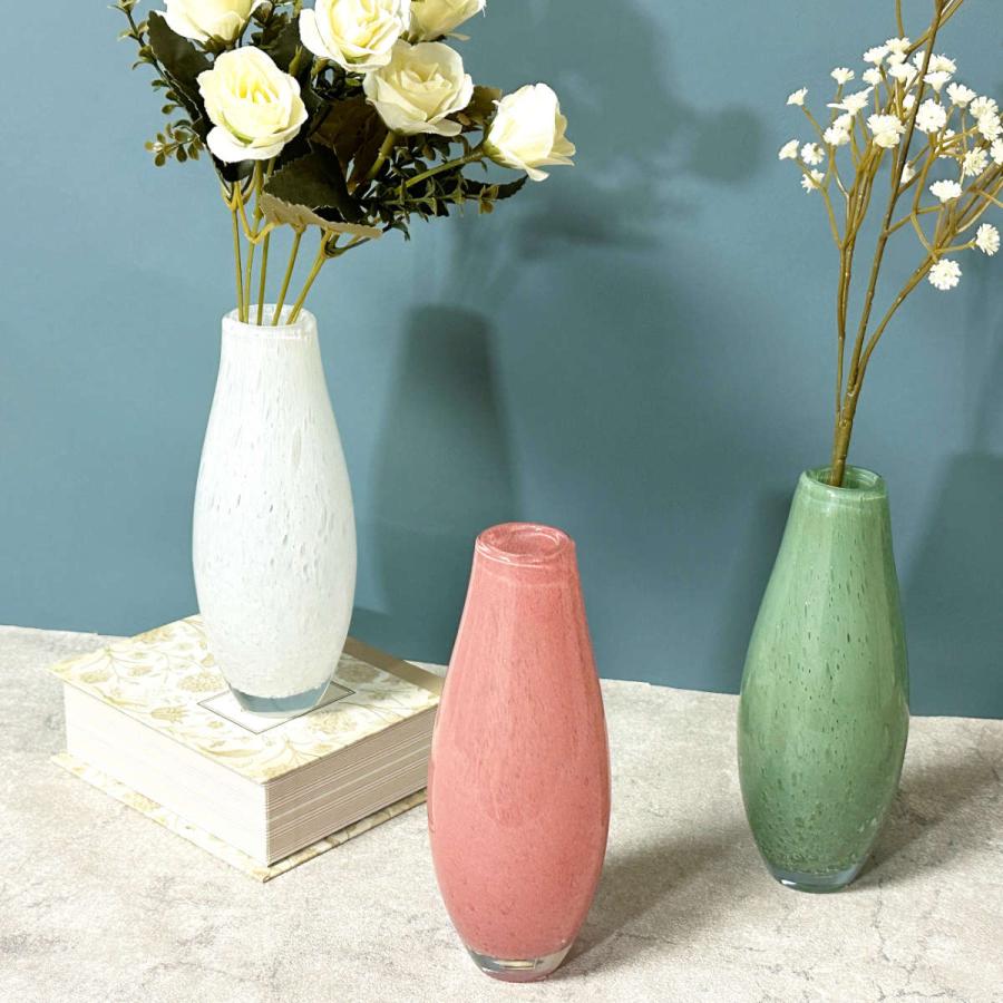 花瓶 DGガラススリムベース 直径7×高さ18cm ガラス （ 花びん フラワー