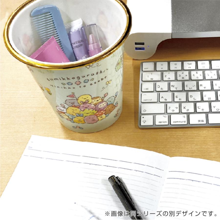 ゴミ箱 スヌーピー 整列 高さ13.5cm （ ごみ箱 卓上 ふたなし 広口