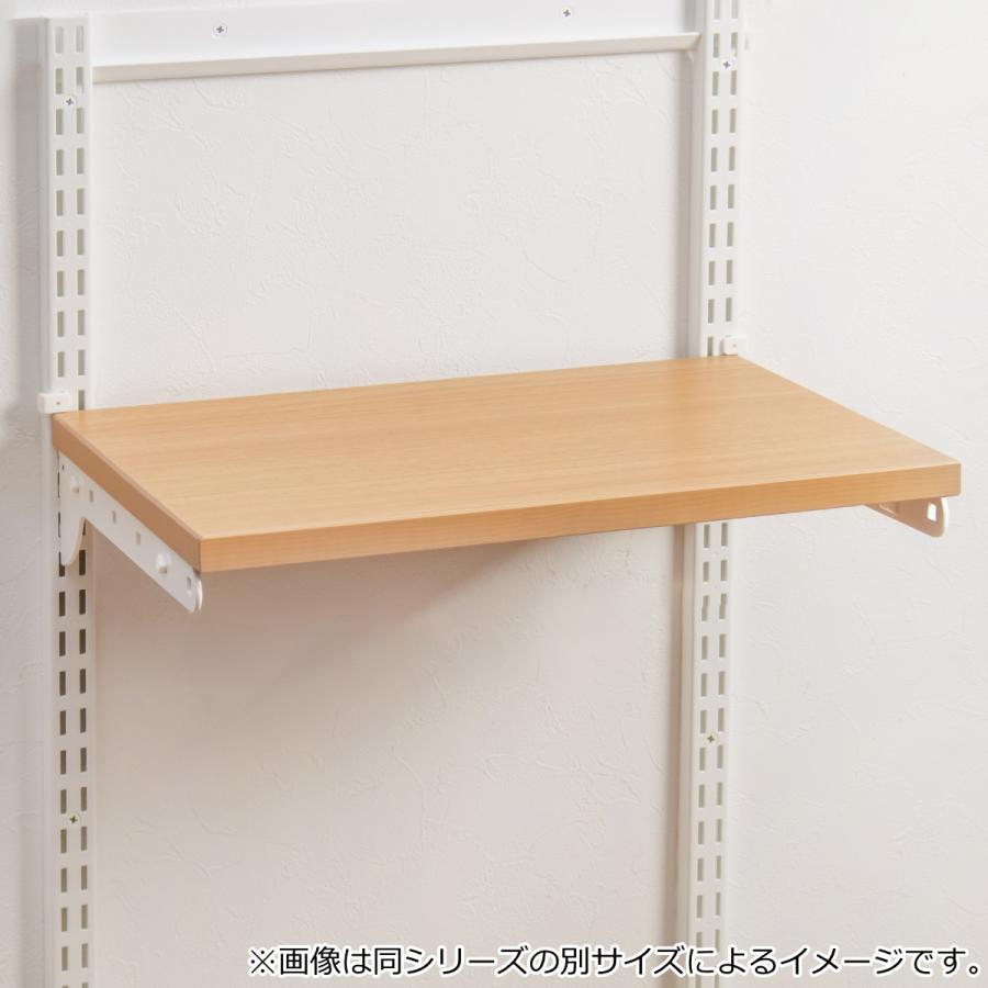 壁面収納 棚 幅90cm 奥行30cm フィットラック TSセット 木目ホワイト