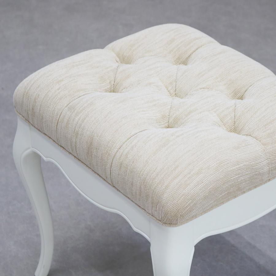 東海家具工業 スツール ミラーナ 高さ43cm 木製 猫脚 （ チェア