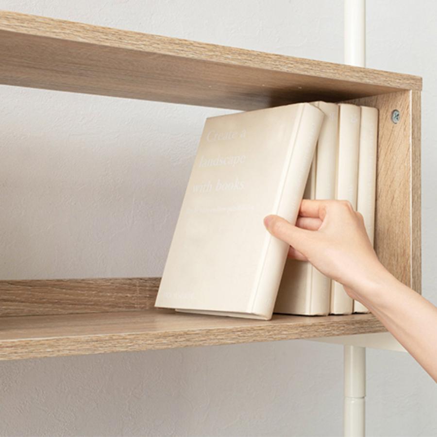 HAGiHARA 突っ張りラック 突っ張り式ディスプレイラック 幅90cm