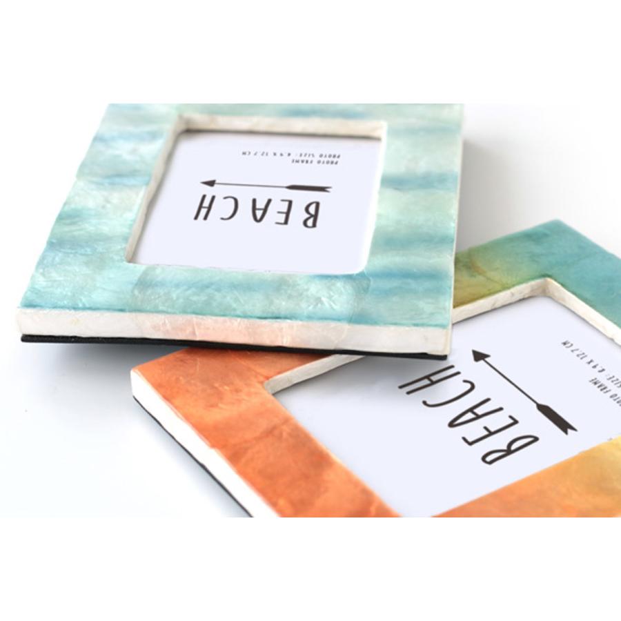 フォトフレーム カピスフォトフレーム サンディービーチ L判 （ フォト