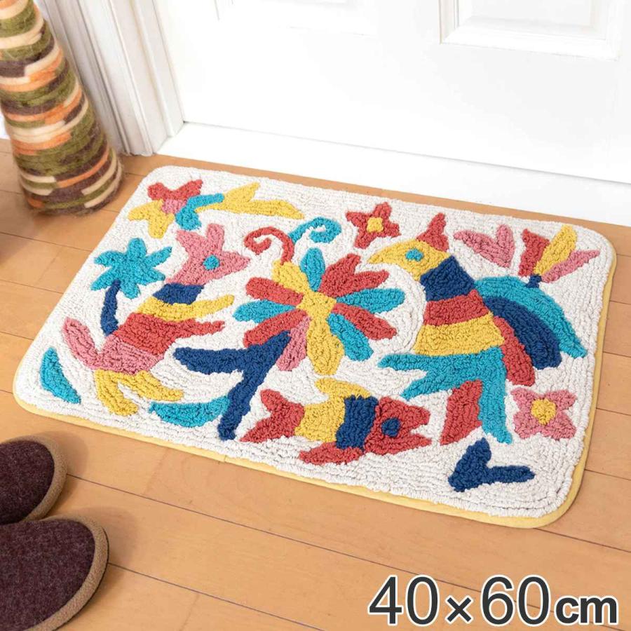 玄関マット 室内用 40×60cm オトミ刺繍 ( 玄関 マット 屋内 玄関マット 室内用 40×60cm オトミ刺繍 ( 玄関 マット 屋内