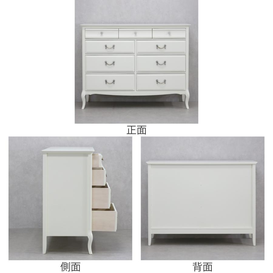 東海家具工業 チェスト 4段 ワイド クラシック調 猫脚 ミラーナ 東海家具工業 チェスト 4段 ワイド クラシック調 猫脚 ミラーナ