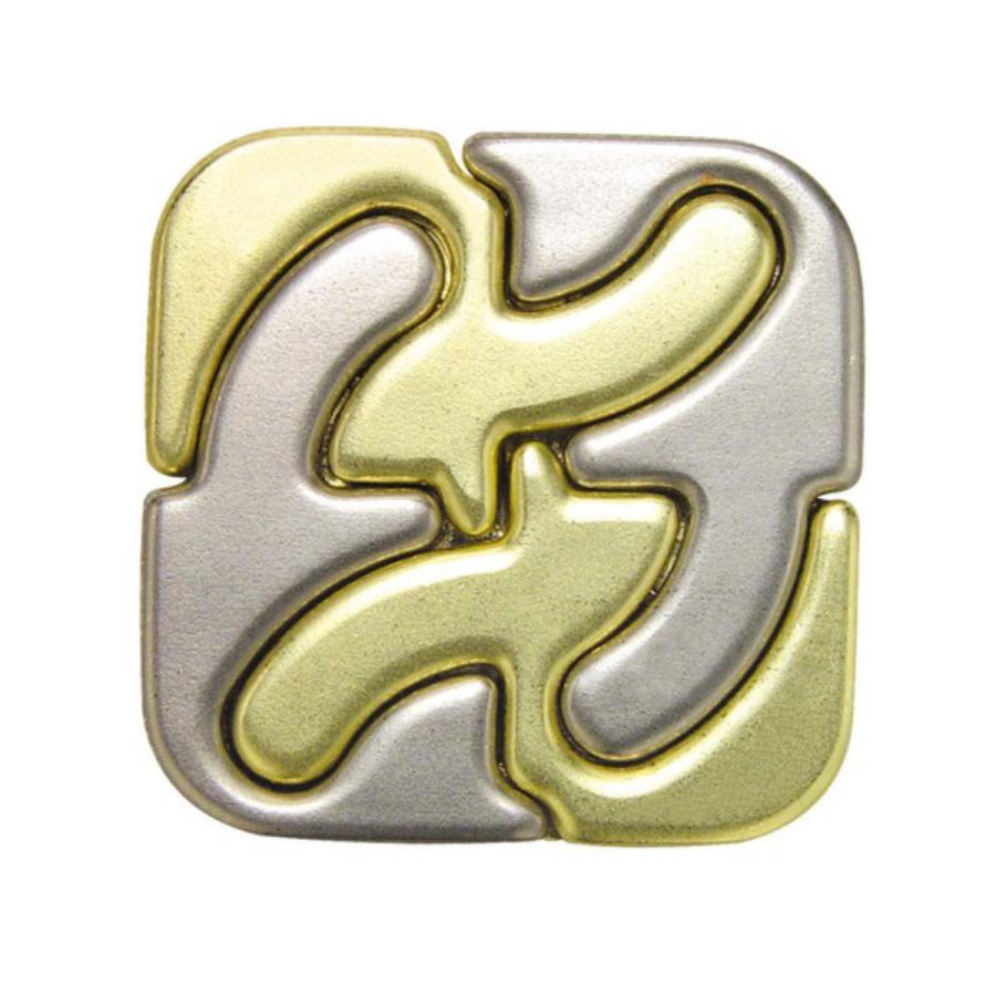 ハナヤマ 知恵の輪 ハズル キャスト スクエア 難易度5 （ ちえのわ