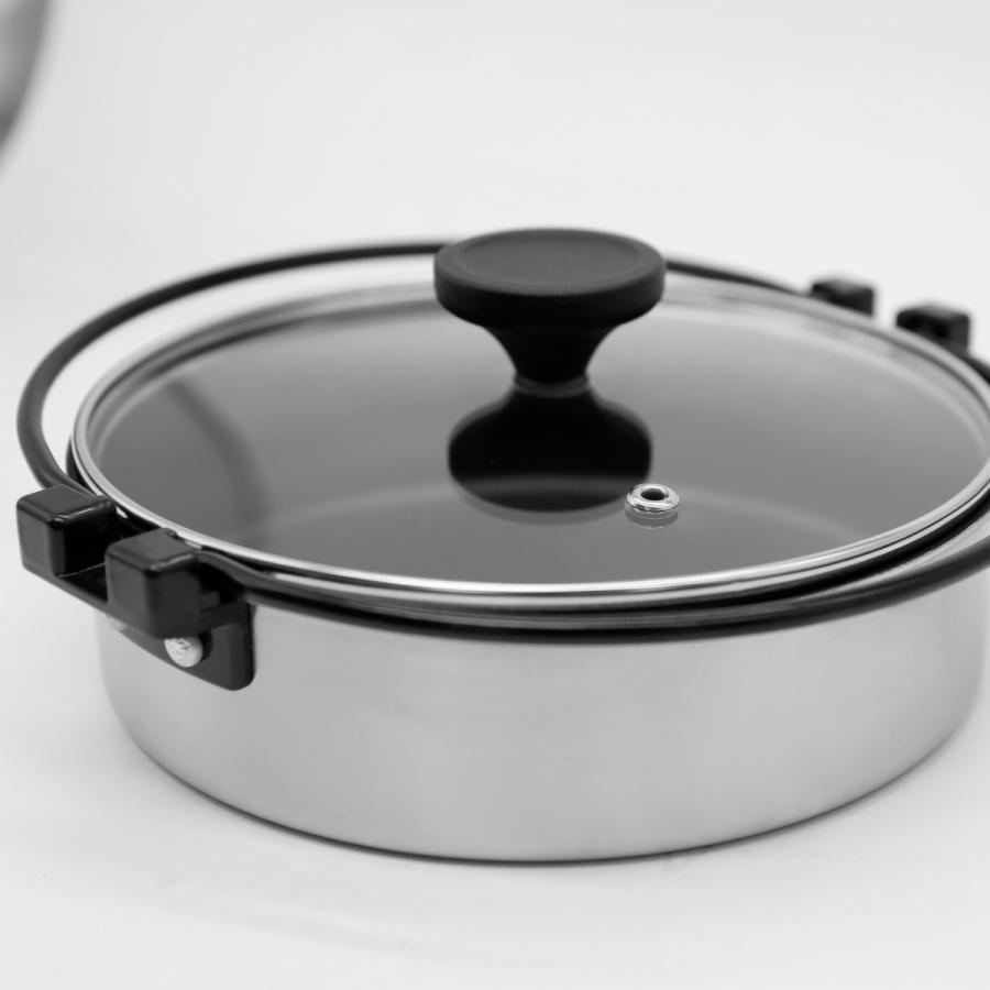 CB JAPAN すき焼き鍋 18cm IH対応 copan 二層鋼ミニすき焼き鍋