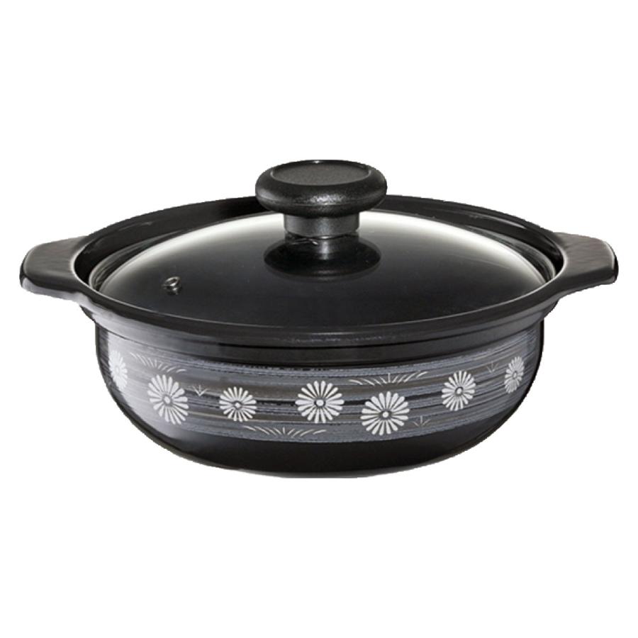 高木金属工業 季節鍋 18cm IH対応 ホーロー味わい鍋 弥生 （ IH ガス火