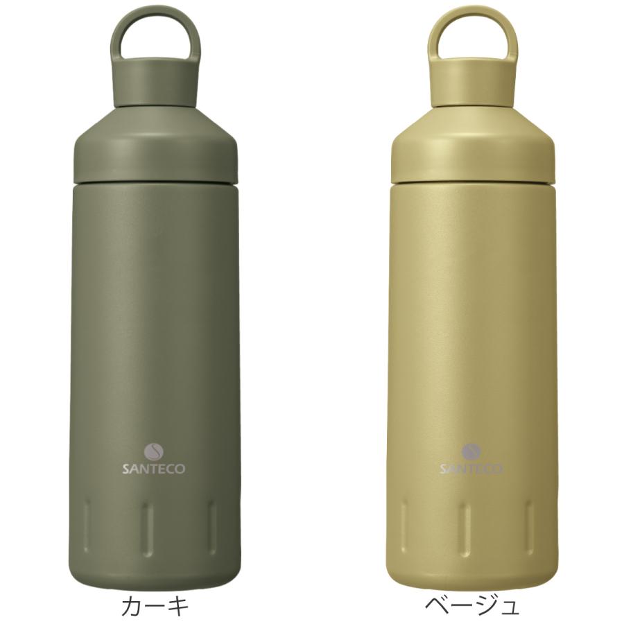 水筒 590ml 保冷 SANTECO オーシャンビバレッジボトル ステンレス 抗菌 （ サンテコ 保温 直飲み スクリュー マグボトル ステンレスボトル アウトドアボトル ）｜livingut｜05