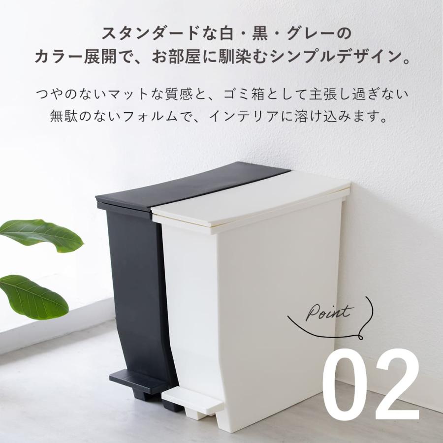 RISU（リス） 特典付き ゴミ箱 13L SOLOW ペダルオープンスリム ソロウ