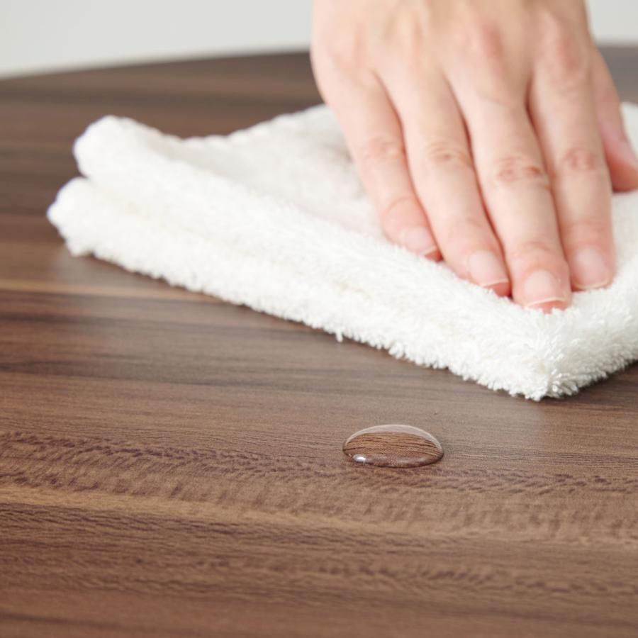 HAGiHARA（萩原） こたつ天板 幅80cm 円形 木目調 リバーシブル （ 天