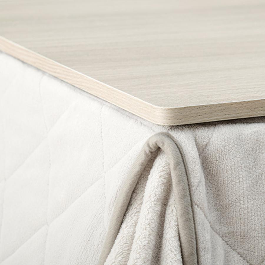 HAGiHARA（萩原） こたつ天板 幅80cm 正方形 木目調 リバーシブル