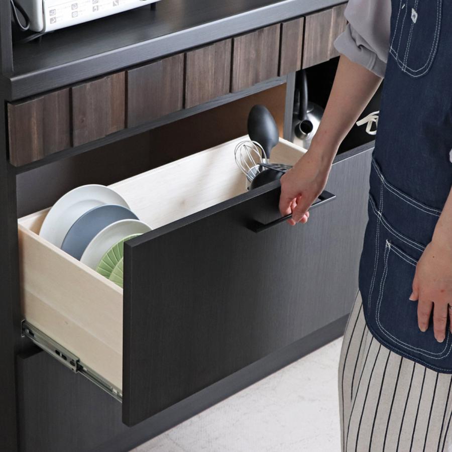 ブラック食器棚 10引き出し ブラック食器棚 10引き出し ブラック食器棚 10引き出し