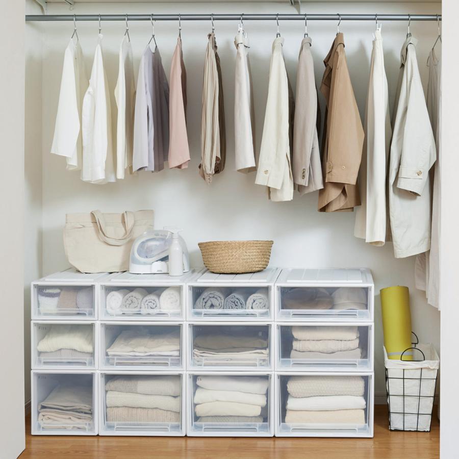 Fits 収納ケース フィッツ フィッツケース クローゼット ワイド S-53