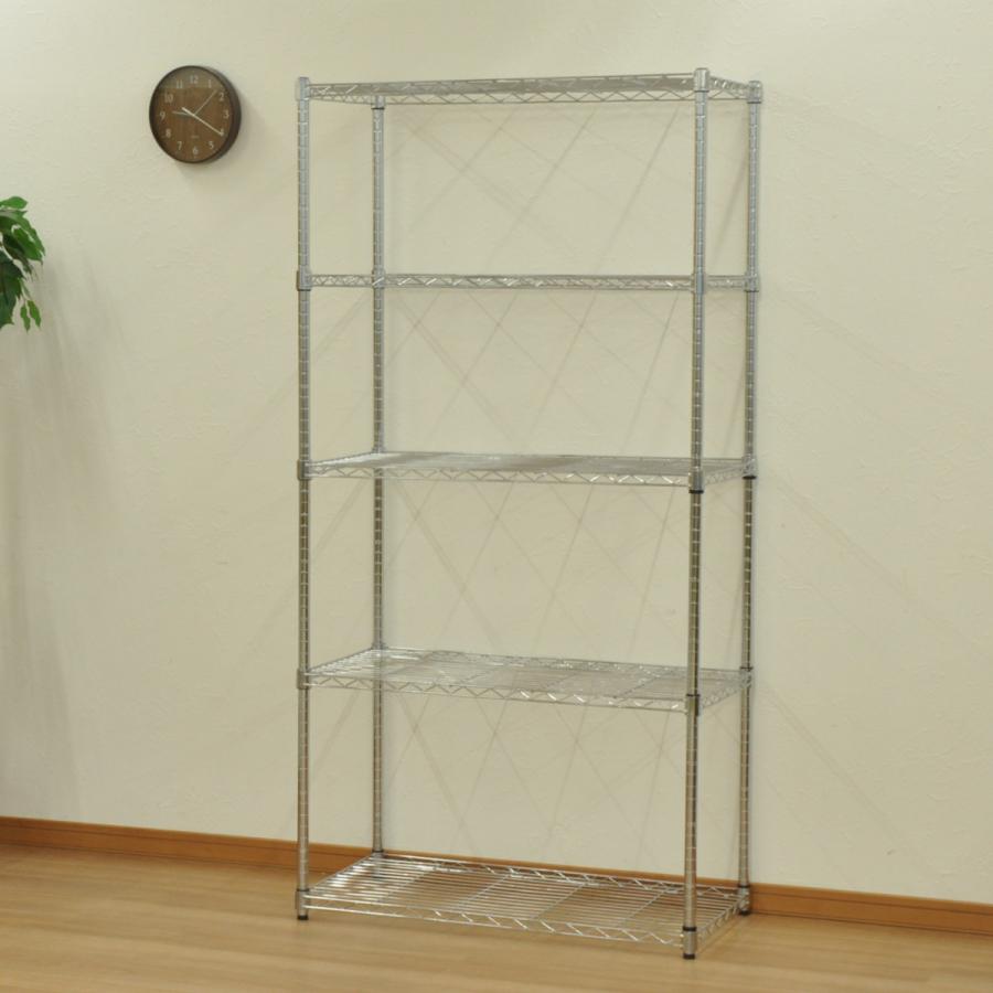 エイ・アイ・エス スチールラック 5段 奥行き45 幅90cm （ ラック 収納