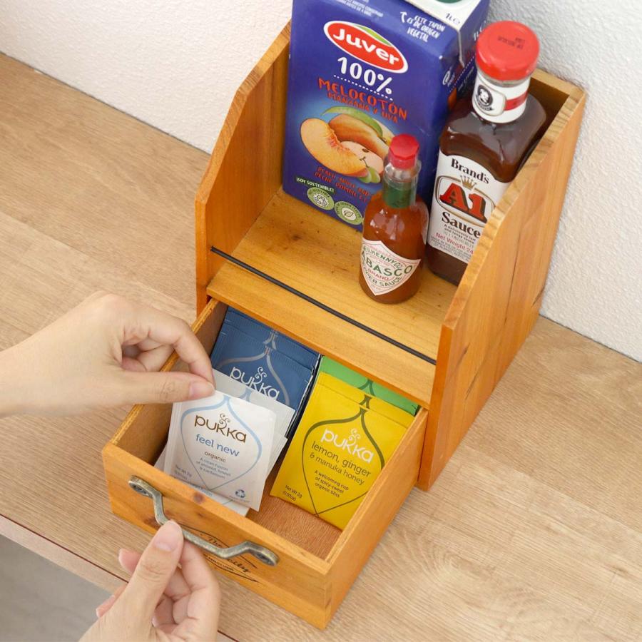 HABITER キッチンラック ボワシー ラック 木製 （ カウンター上