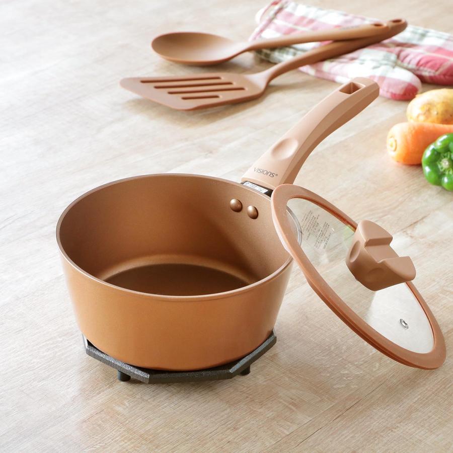 ステンレス製ソースパン、IH対応、400ml、目盛付き、アンティークゴールド色、 楽天市場】ヴェーエムエフ 【選べる豪華特典】 片手鍋 アイコニック