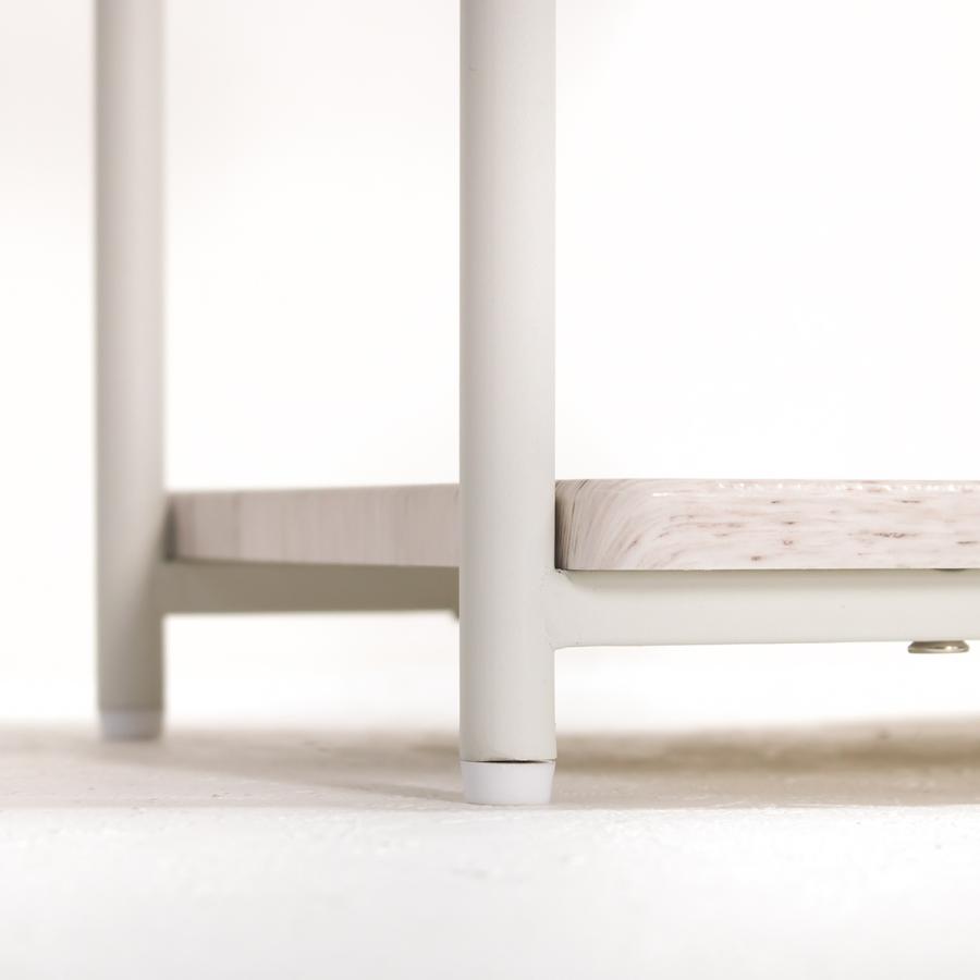 サイドテーブル 高さ50cm 3段 ラック （ テーブル 木目調 ナイト