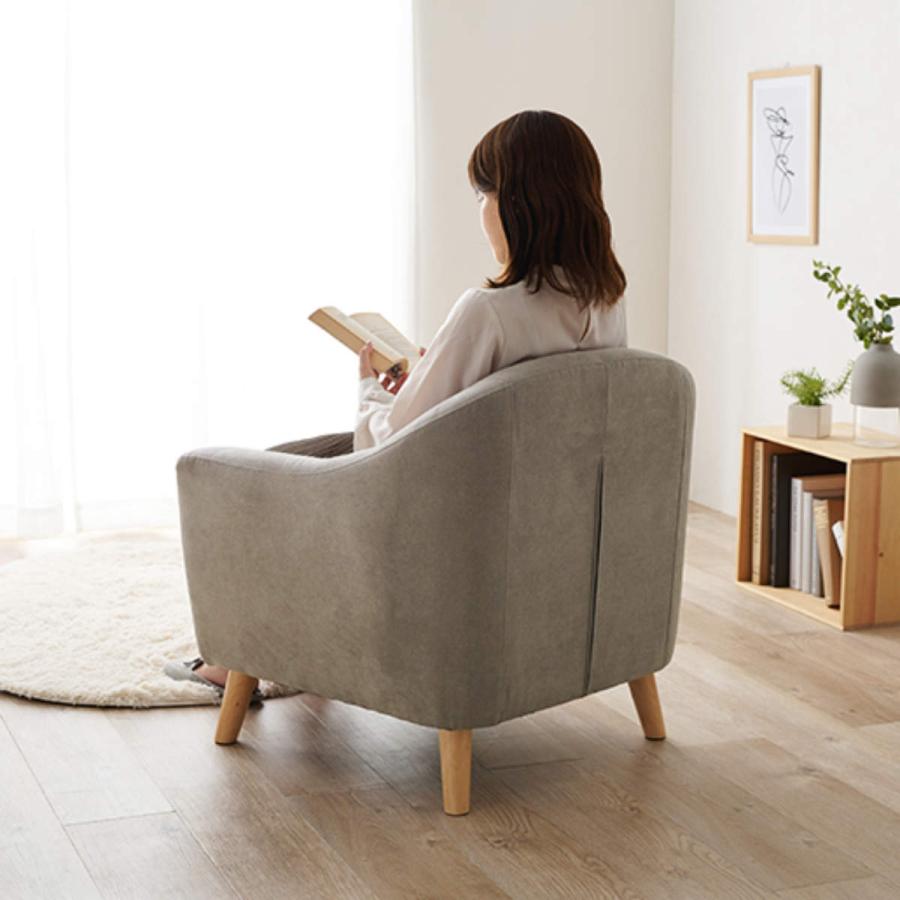 HAGiHARA ソファ 幅70cm 一人掛け 肘掛け ファブリック ( 1人用 HAGiHARA ソファ 幅70cm 一人掛け 肘掛け ファブリック ( 1人用