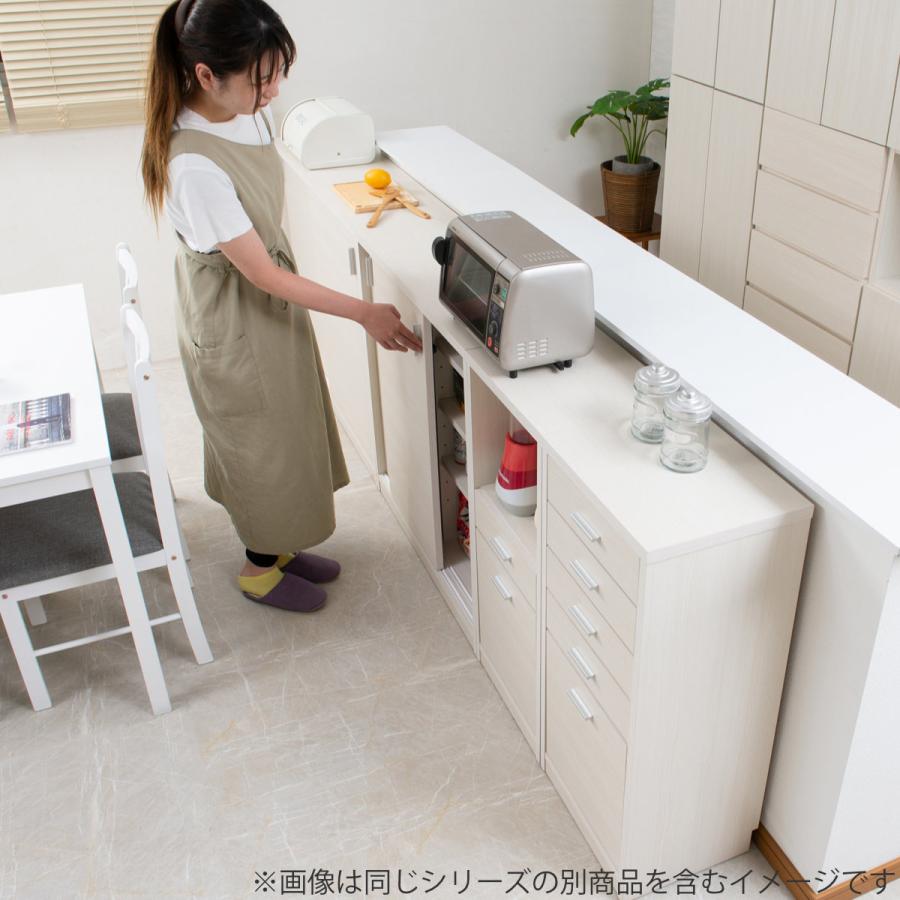 カウンター下収納 モダンナチュラル 引戸タイプ 幅120cm カウンター下収納 モダンナチュラル 引戸タイプ 幅120cm